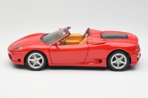Ferrari 360 Spider Punane Hot Wheels 1:18 FER129 Metall - pilt 4/8