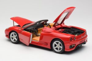 Ferrari 360 Spider Punane Hot Wheels 1:18 FER129 Metall - pilt 5/8