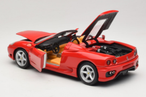 Ferrari 360 Spider Punane Hot Wheels 1:18 27774-M1 Metall - pilt 5/8