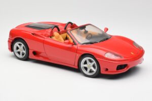 Ferrari 360 Spider Punane Hot Wheels 1:18 FER129 Metall - pilt 6/8