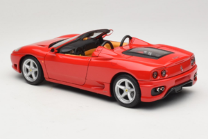 Ferrari 360 Spider Punane Hot Wheels 1:18 27774-M1 Metall - pilt 7/8