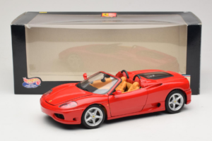 Ferrari 360 Spider Punane Hot Wheels 1:18 27774-M1 Metall - pilt 8/8