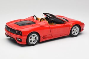 Ferrari 360 Spider Punane Hot Wheels 1:18 57310 Metall - pilt 3/8