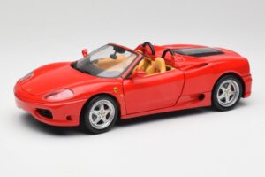 Ferrari 360 Spider Punane Hot Wheels 1:18 57310 Metall