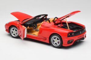 Ferrari 360 Spider Punane Hot Wheels 1:18 57310 Metall - pilt 5/8