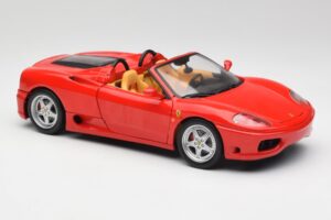 Ferrari 360 Spider Punane Hot Wheels 1:18 57310 Metall - pilt 6/8