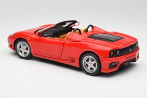 Ferrari 360 Spider Punane Hot Wheels 1:18 57310 Metall - pilt 7/8