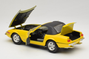 Ferrari 365 GTS/4 Daytona Kabriolett Kollane Techno Giodi 1:18 740028 Metall - pilt 5/8