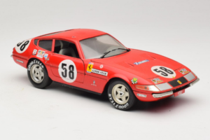 Ferrari 365 GTB/4 Daytona Berlinetta #58 Punane Techno Giodi 1:18 40011 Metall - pilt 6/8