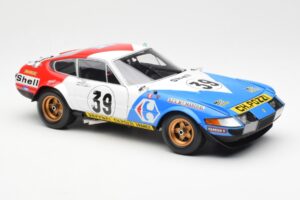 Ferrari 365 GTB/4 #39 J-C. Andruet / Lena 24 Hours of Le Mans 1972 Kyosho 1:18 08164E Metall - pilt 6/8
