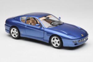 Ferrari 456 GT Blu Pozzi Bburago 1:18 3036-M3 Metall - pilt 6/8