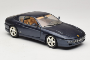 Ferrari 456 GT Sinine Bburago 1:18 3036-B1 Metall - pilt 6/8