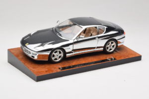 Ferrari 456 GT Chrome Silver Bburago 1:18 3746-R1 Metall - pilt 3/8