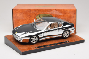Ferrari 456 GT Chrome Silver Bburago 1:18 3746-R1 Metall - pilt 8/8