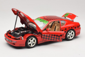 Ferrari 456 GT Interconti Car HiFi Punane Bburago 1:18 3036-D Metall - pilt 2/8