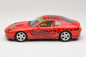 Ferrari 456 GT Interconti Car HiFi Punane Bburago 1:18 3036-D Metall - pilt 4/8