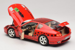 Ferrari 456 GT Interconti Car HiFi Punane Bburago 1:18 3036-D Metall - pilt 5/8