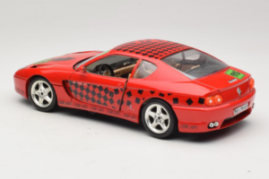 Ferrari 456 GT Interconti Car HiFi Punane Bburago 1:18 3036-D Metall - pilt 7/8