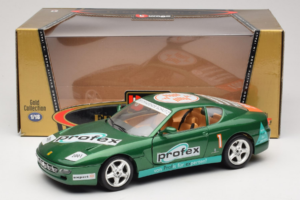 Ferrari 456 GT Profex #1 Roheline 1992 Bburago 1:18 3336-GR1 Metall - pilt 8/8
