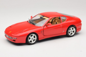 Ferrari 456 GT Punane Bburago 1:18 3046-R1 Metall