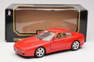 Ferrari 456 GT Punane Bburago 1:18 3036-M1 Metall - pilt 8/8