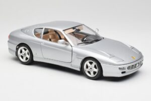 Ferrari 456 GT Hõbedane Bburago 1:18 3036-M2 Metall - pilt 6/8