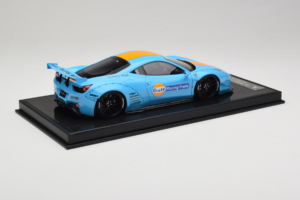 Ferrari 458 LB Works Gulf Blue Orange BBA 1:18 REMC033 Vaik - pilt 3/7
