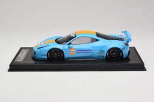 Ferrari 458 LB Works Gulf Blue Orange BBA 1:18 REMC033 Vaik