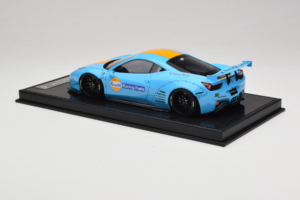 Ferrari 458 LB Works Gulf Blue Orange BBA 1:18 REMC033 Vaik - pilt 5/7
