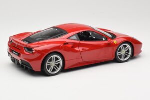 Ferrari 488 GTB Punane Bburago 1:18 18-16008 Metall - pilt 3/8