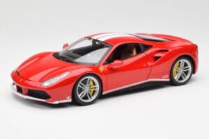 Ferrari 488 GTB Punane Bburago 1:18 18-76102 Metall