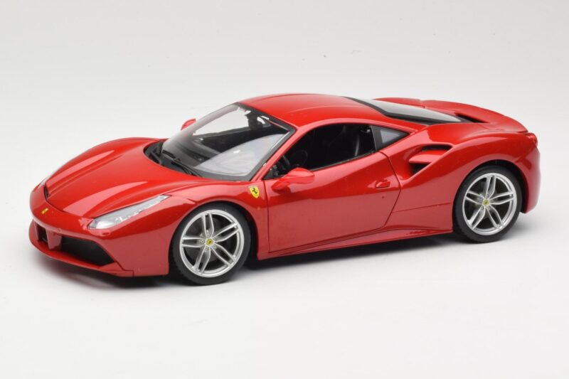 Ferrari 488 GTB Punane Bburago 1:18 18-16008 Metall