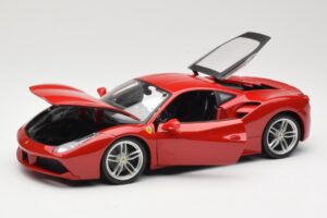 Ferrari 488 GTB Punane Bburago 1:18 18-16008 Metall - pilt 2/8