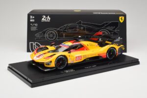 Ferrari 499P Hypercar AF Corse #83 R. Kubica / Y. Ye / R. Shwartzman 24 Hours of Le Mans 2024 Bburago 1:18 18-16313-83-VET Me - pilt 9/9
