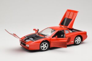 Ferrari 512 TR Punane Mira 1:18 6144 Metall - pilt 2/8