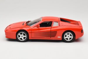 Ferrari 512 TR Punane Mira 1:18 6144 Metall - pilt 4/8