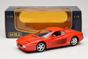 Ferrari 512 TR Punane Mira 1:18 6144 Metall - pilt 8/8
