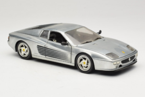 Ferrari 512M Chrome Silver Hot Wheels 1:18 25739 Metall - pilt 6/8
