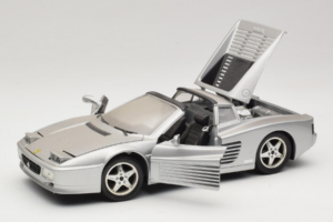 Ferrari 512TR Targa Hõbedane Mira 1:18 6175 Metall - pilt 2/8