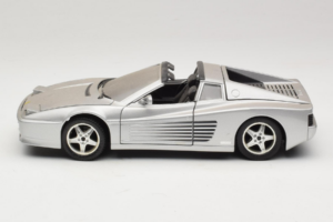 Ferrari 512TR Targa Hõbedane Mira 1:18 6175 Metall - pilt 4/8