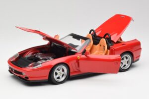 Ferrari 550 Barchetta Rosso Corsa Hot Wheels 1:18 29441 Metall - pilt 2/8