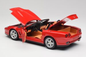 Ferrari 550 Barchetta Rosso Corsa Hot Wheels 1:18 29441 Metall - pilt 5/8