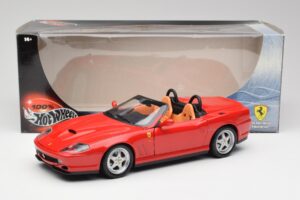 Ferrari 550 Barchetta Rosso Corsa Hot Wheels 1:18 29441 Metall - pilt 8/8