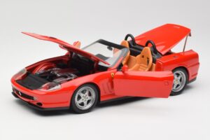 Ferrari 550 Barchetta Rosso Corsa Hot Wheels 1:18 74299294419 Metall - pilt 2/8