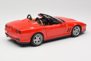 Ferrari 550 Barchetta Rosso Corsa Hot Wheels 1:18 74299294419 Metall - pilt 3/8