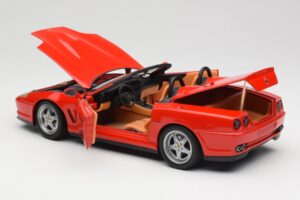 Ferrari 550 Barchetta Rosso Corsa Hot Wheels 1:18 74299294419 Metall - pilt 5/8