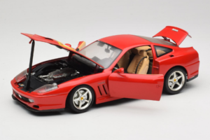Ferrari 550 Maranello 22 Jahre Ferrari Model Club Punane Bburago 1:18 3064-P2 Metall - pilt 2/8