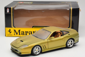 Ferrari 550 Maranello Gold Metallic Braccio & Gotz Bburago 1:18 3044-G1 Metall - pilt 8/8
