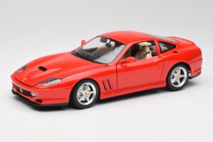 Ferrari 550 Maranello Punane Bburago 1:18 3064 Metall