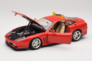Ferrari 550 Maranello Safety Car Rosso Corsa Bburago 1:18 3064-P1 Metall - pilt 2/8